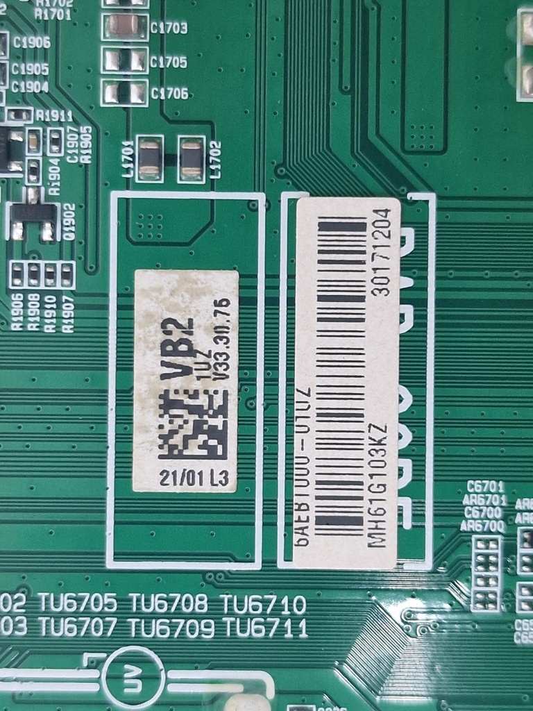 Pegatina placa 6AEB1000-01UZ / MH61G103KZ