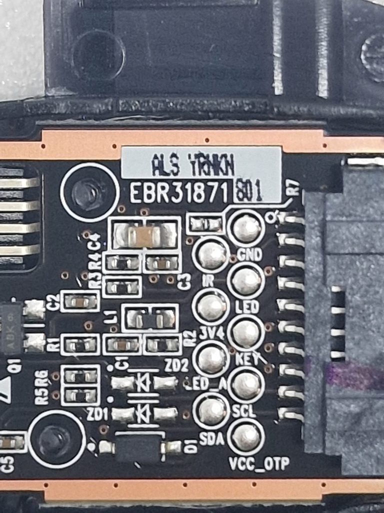 Detalle etiqueta ALS YRNKN - EBR31871801