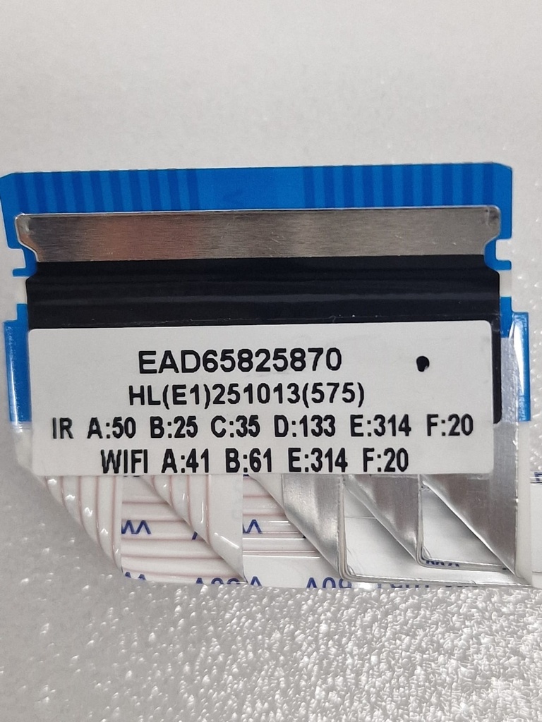 Etiqueta EAD65825870 - HL(E1)251013(575) - tramos IR y WIFI