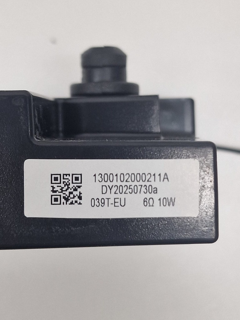 Etiqueta altavoz 1300102000211A - 039T-EU - 6 Ohm 10W