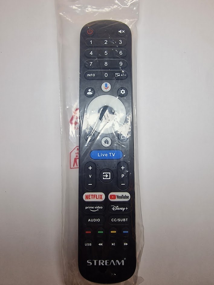 Mando Google TV - Unidad en su bolsa