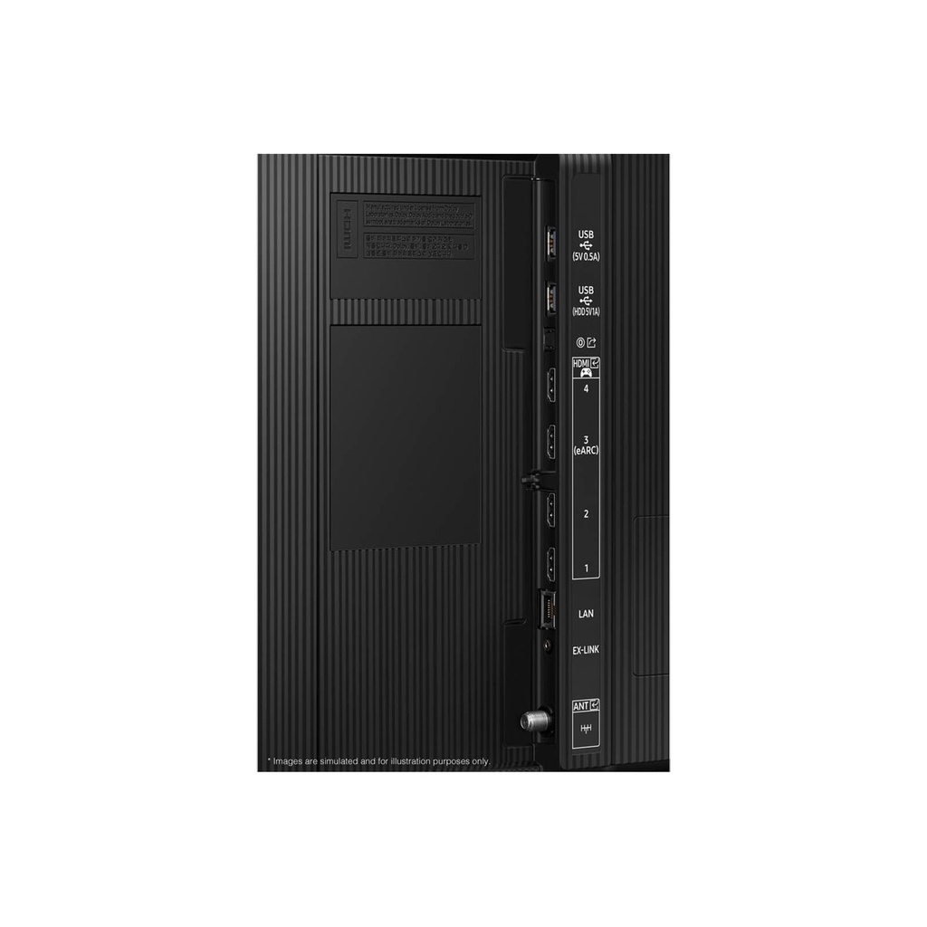 TQ75QN80FA conexiones traseras