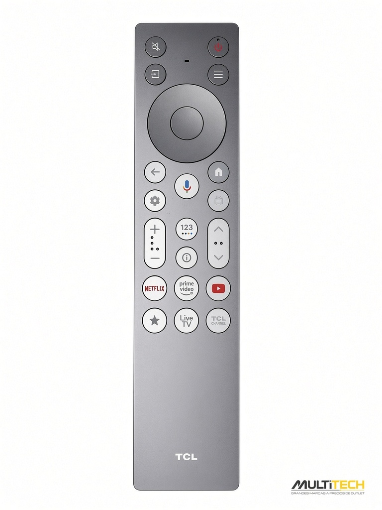 Mando Original TCL RC933B G0401-000355 Voz Google TV Netflix Prime YouTube