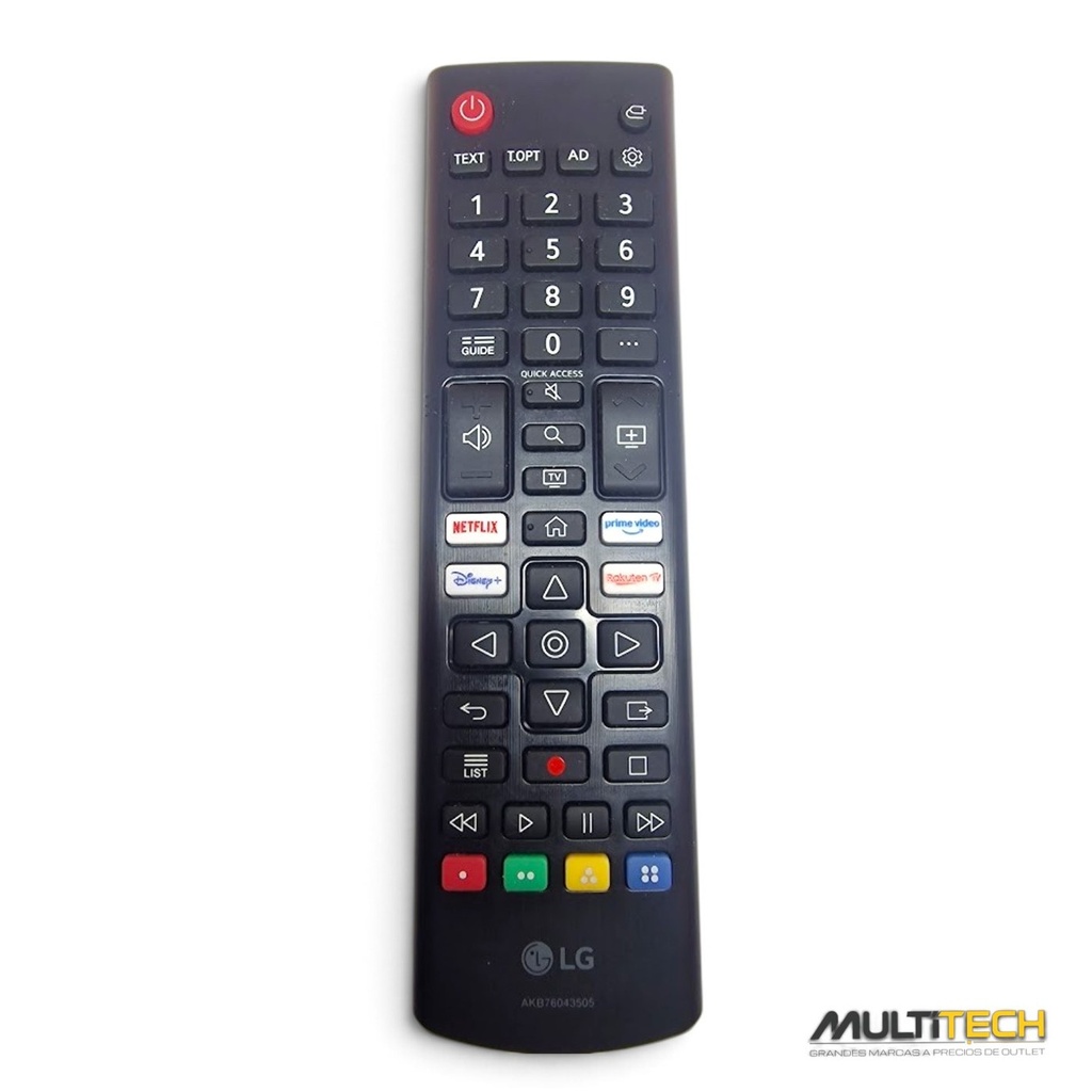 Mando Original LG AKB76043505 UR73 UR78 QNED Netflix Prime Disney+ Rakuten TV