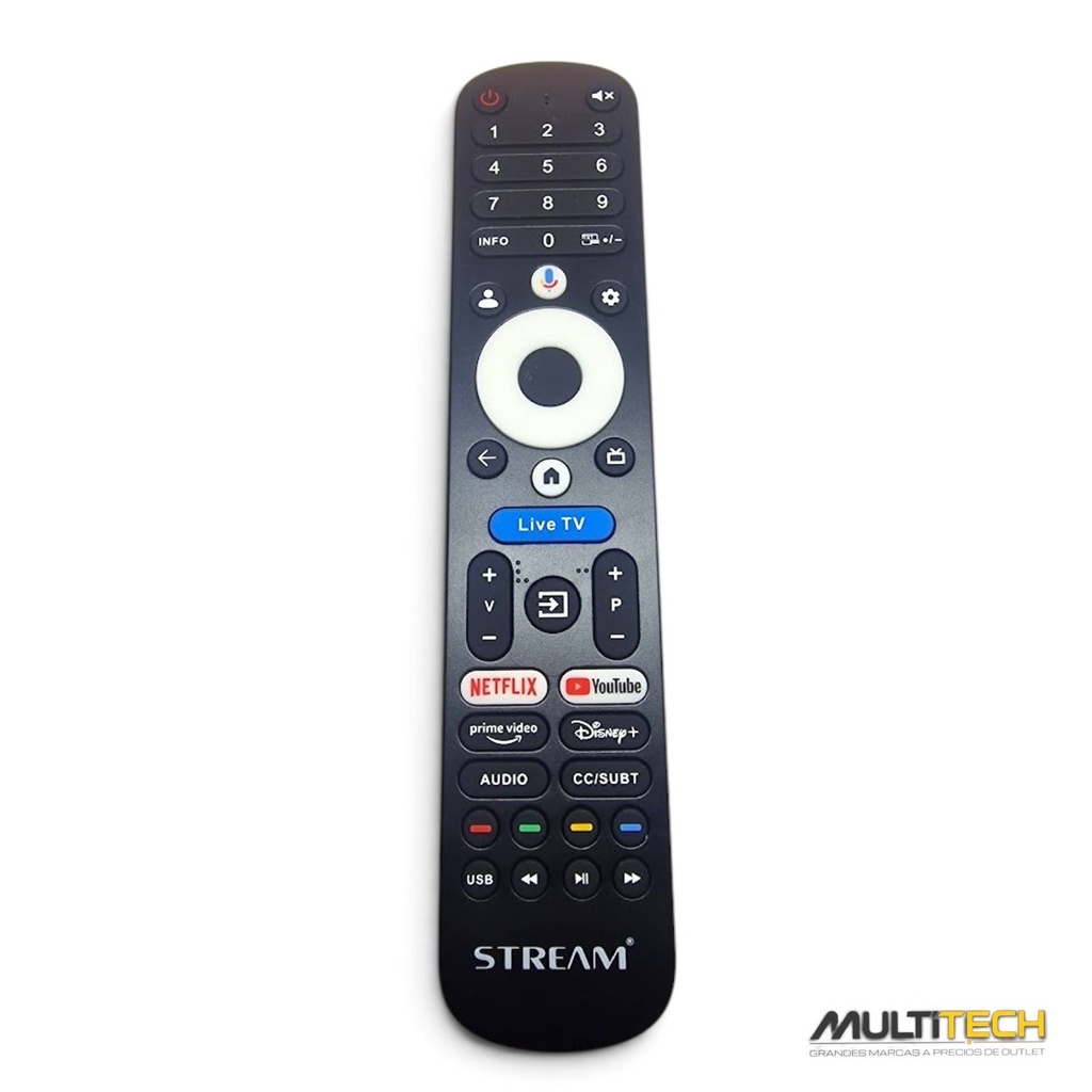 Mando Original Google TV Voz Stream Midas CHiQ Tesla TD Systems Caixun Netflix