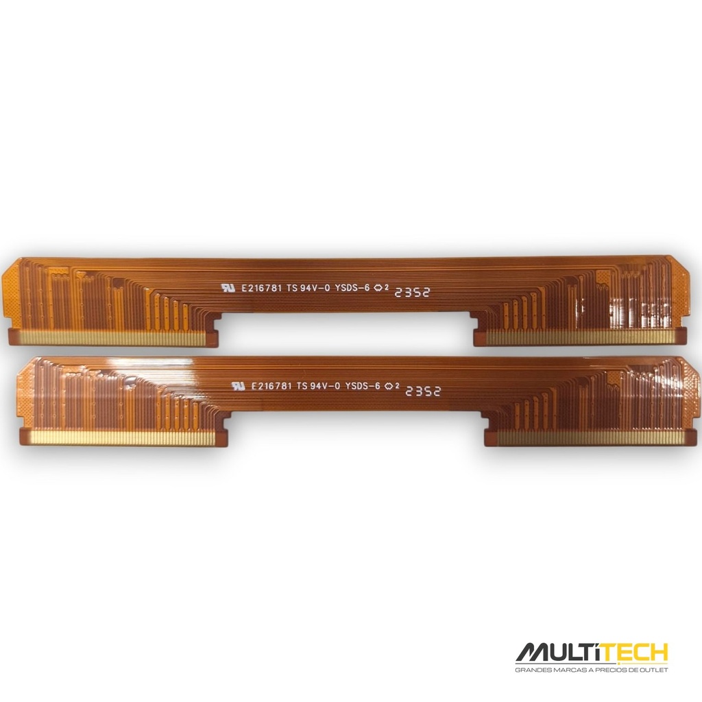 Par Cables Flex FPC Panel Samsung TV TU75DU7105K DU7000B-U75DB1 75