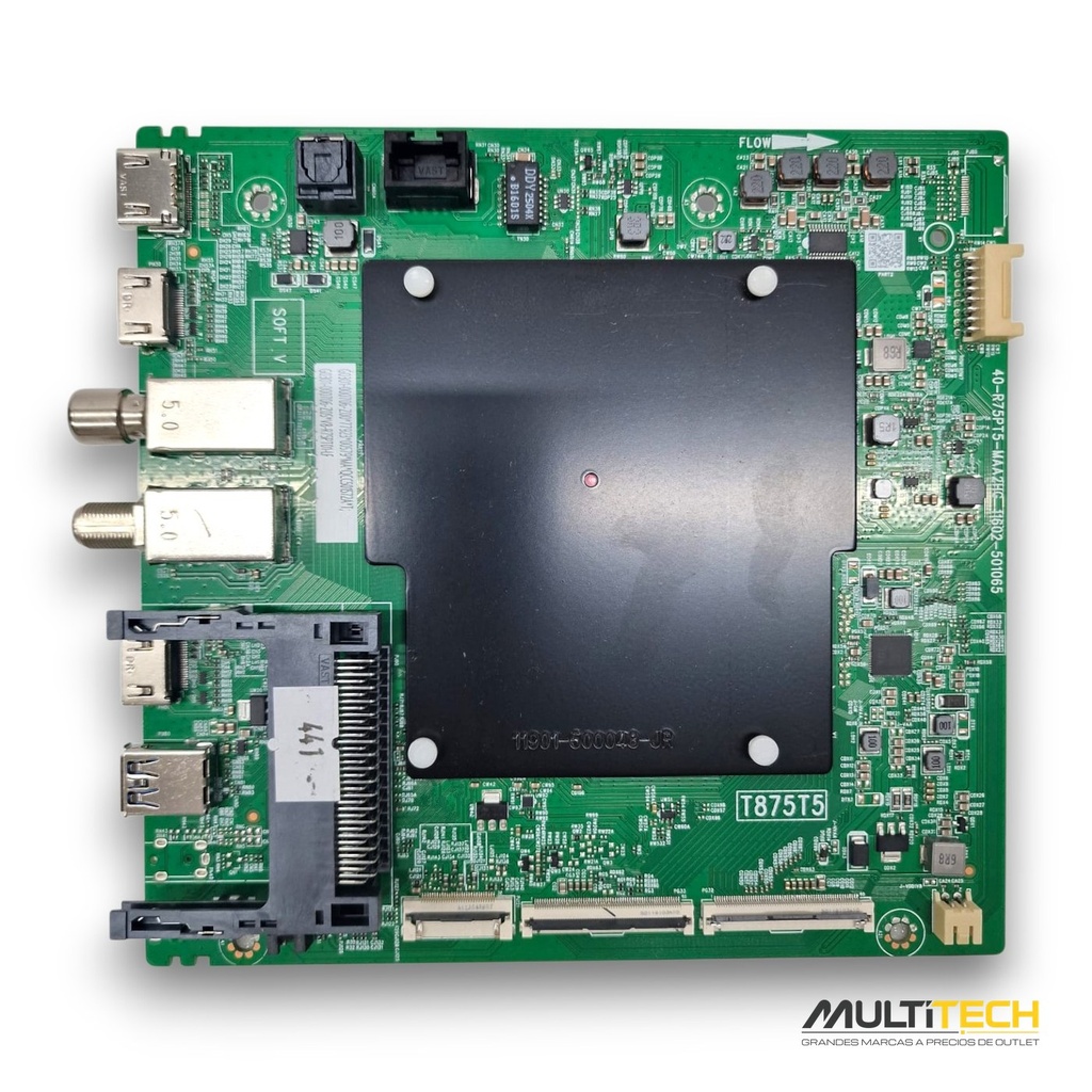 TCL 40-R75PT5-MAA2HG V8-R75PT01 TV Main Board 43V6C 43 Zero Hours