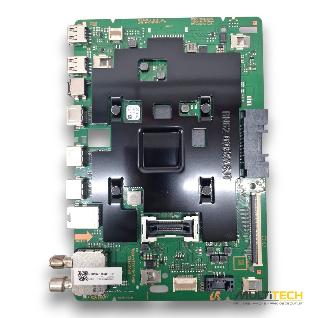 Placa Principal Main Samsung BN94-18634F BN41-03322A TV TQ65Q8FAAU Q80F 65