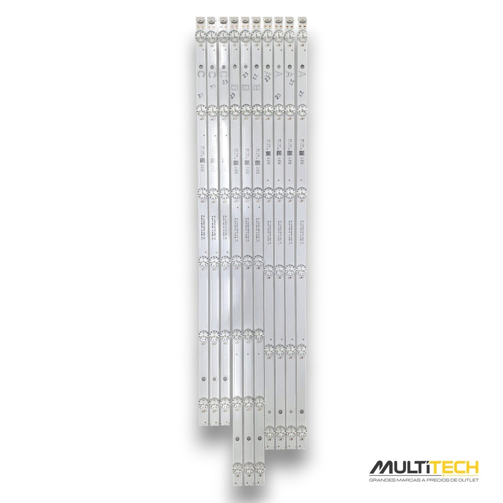 Tiras LED RF-CF650015AF30 BF30 CF30 TV Toshiba 65UV2363DG Vestel 65 Juego