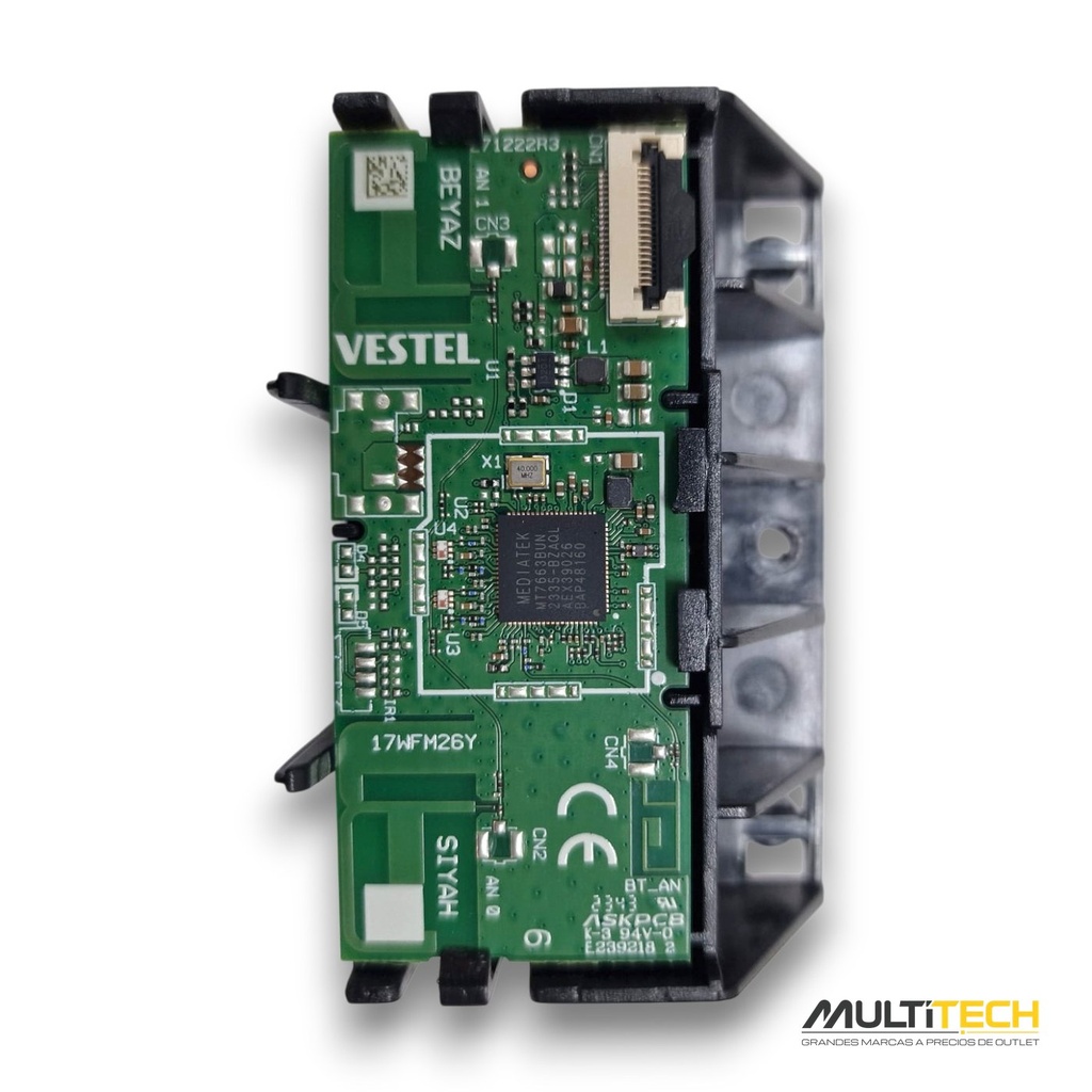Módulo WiFi Bluetooth Vestel 17WFM26Y TV Toshiba 65UV2363DG 65 Original