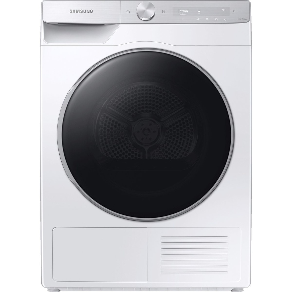 Secadora Samsung DV91T8240SH · Bomba de calor 9 kg Clase A+++ SmartThings Blanco