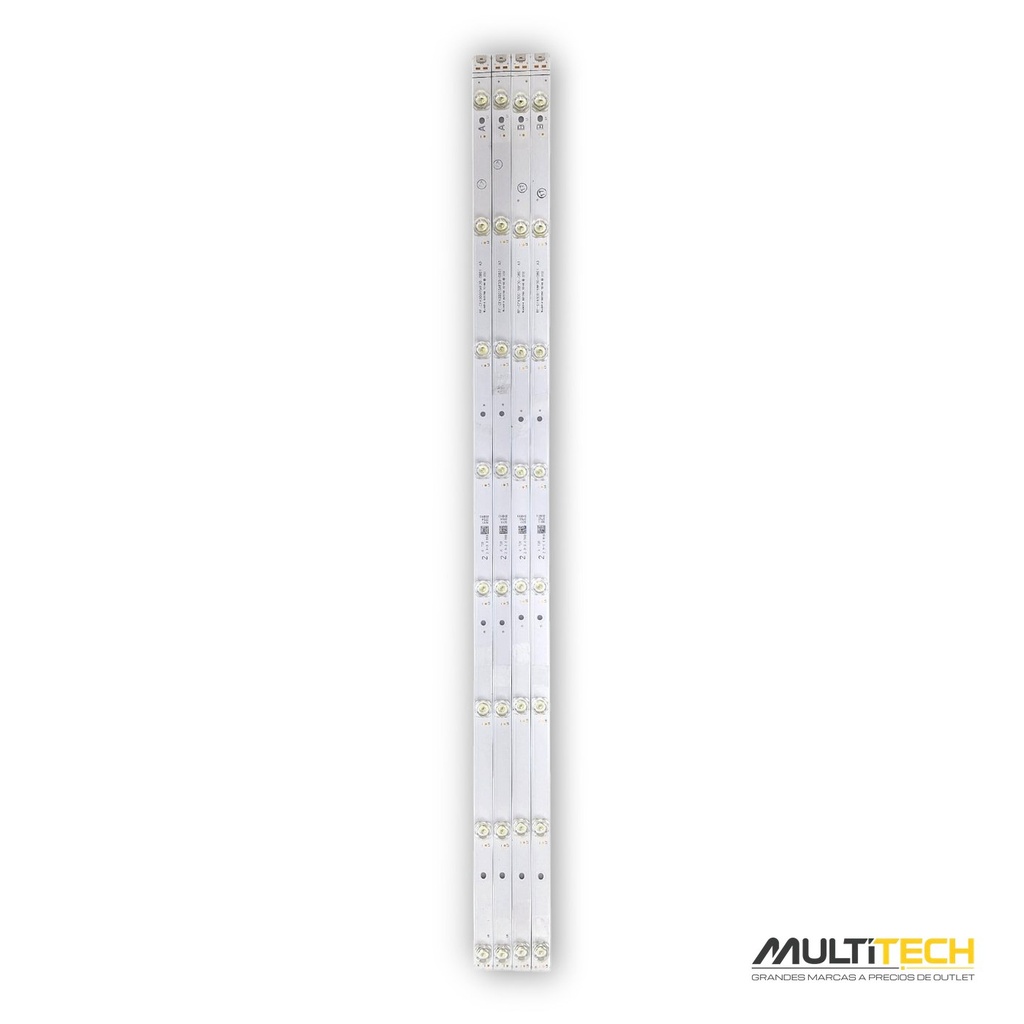 Tiras LED RF-CF430015AF30 BF30 TV Daewoo D43DH55UQMS Vestel 43 Juego 4