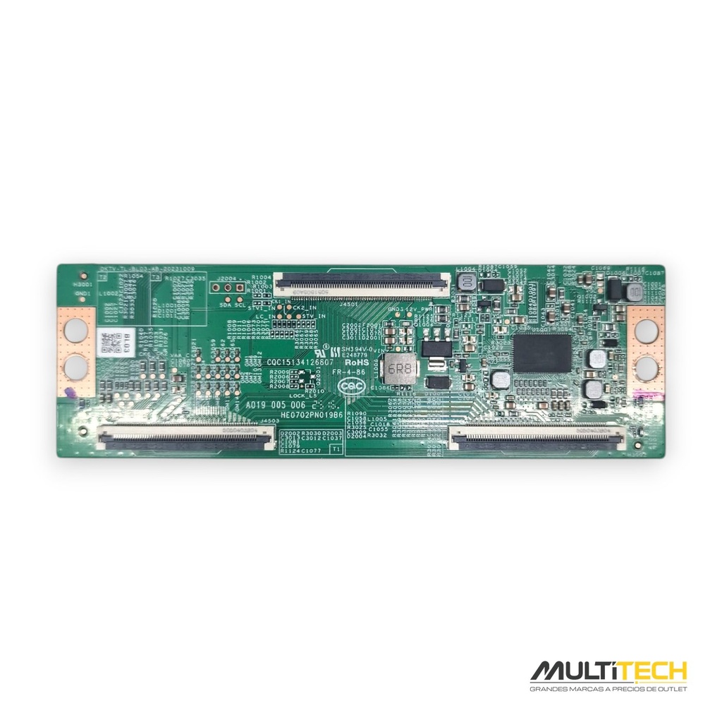 Placa T-CON Xiaomi HE0702PN019B6 TV L75MB-FPEU 75 QLED Cero Horas
