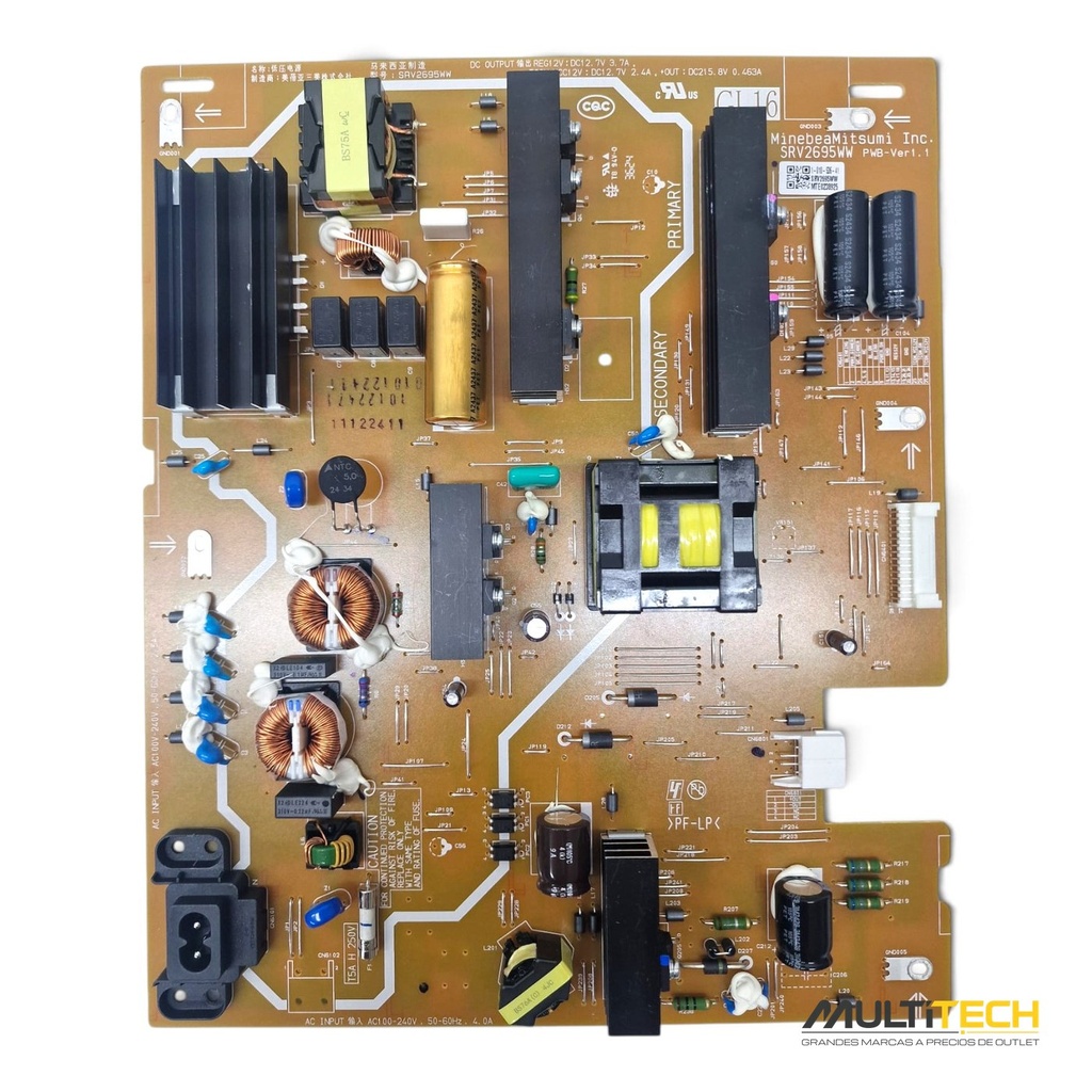 Fuente Alimentacion Sony SRV2695WW K50S3 50 MinebeaMitsumi Cero Horas