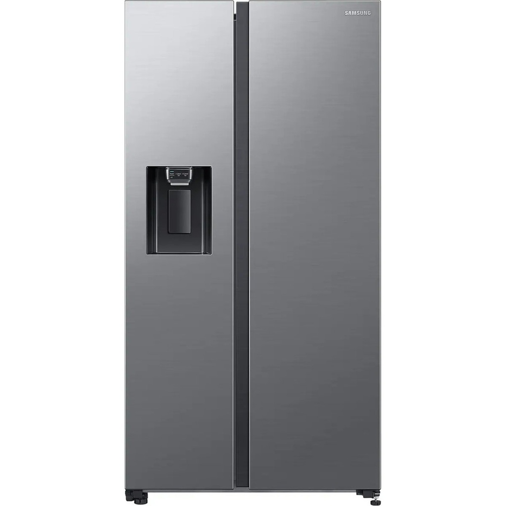 Samsung RS64DG53R3S9EF American-style fridge · 628 L, Energy Class E, stainless steel dispenser