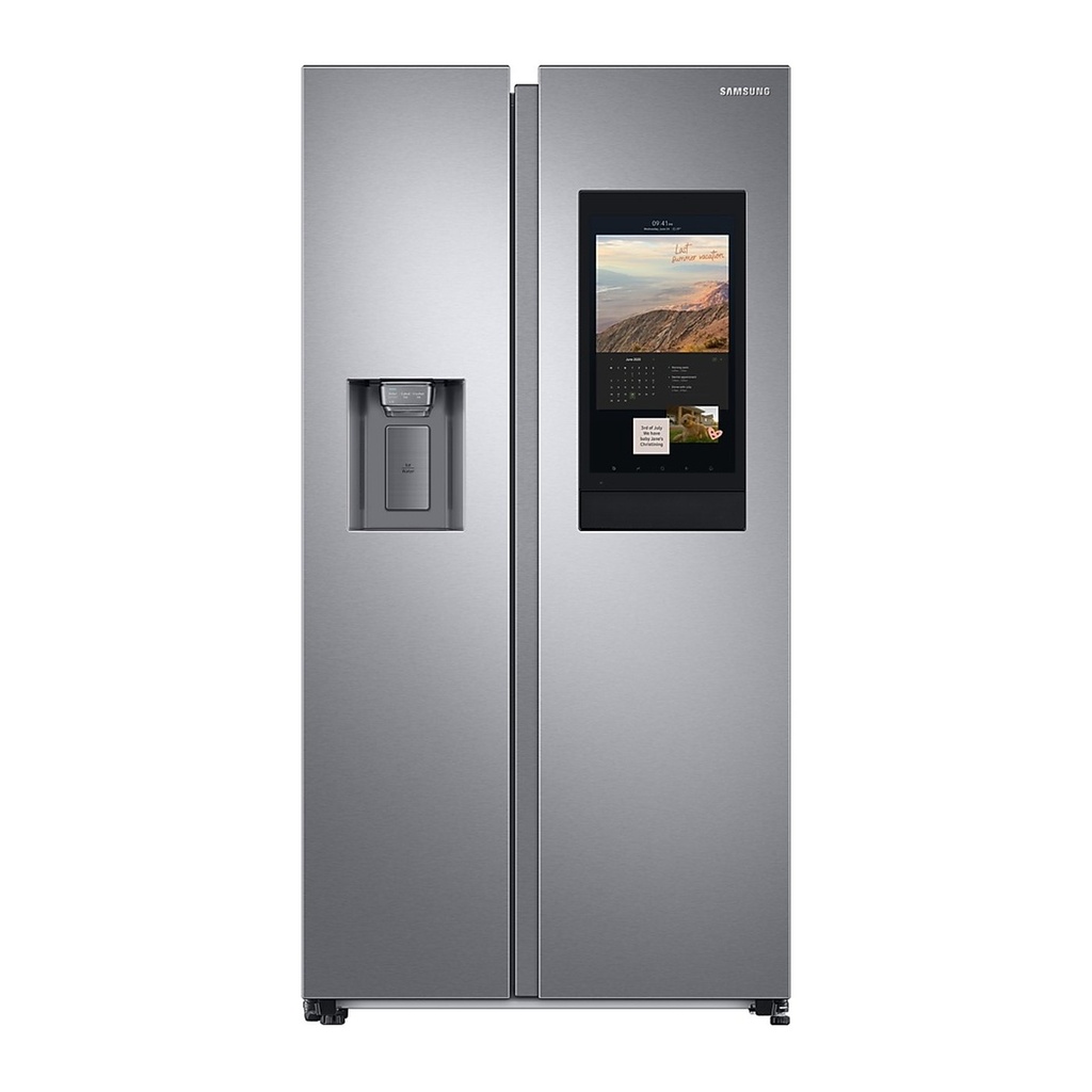 Samsung RS6HA8891SL American-style fridge · 614 L, Energy Class E, Dispenser, Grey