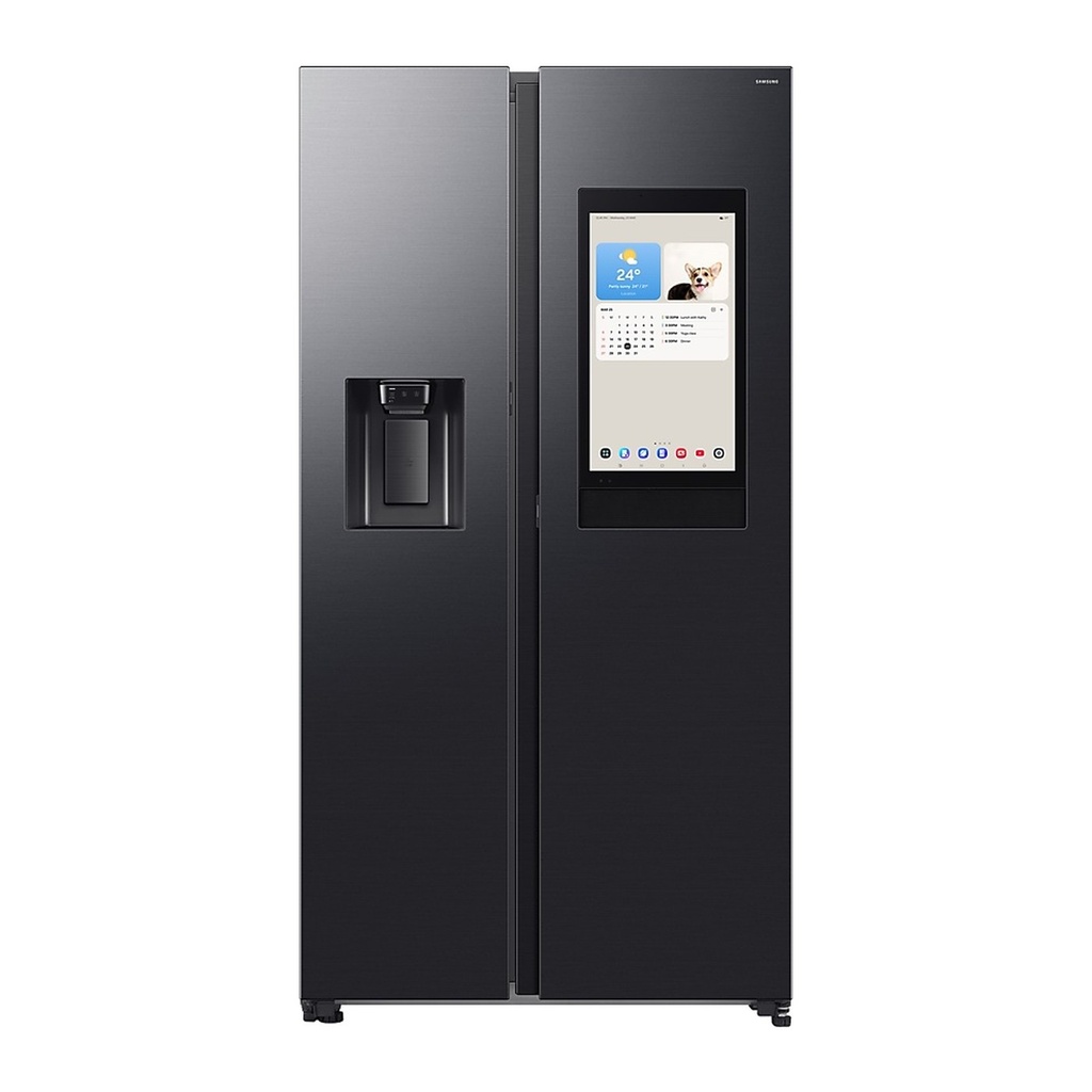 Samsung RS90F67BEFEF American-style fridge · Series 9 614 L Energy Class E SmartThings Dispenser Black