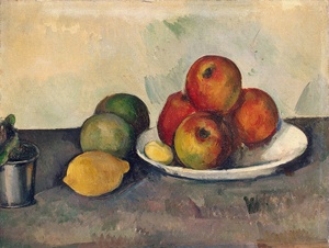 Bodegón con manzanas · Cézanne