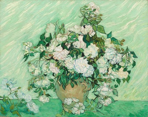 Jarrón con rosas · Van Gogh