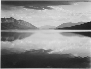 Lago McDonald, Glacier · Ansel Adams