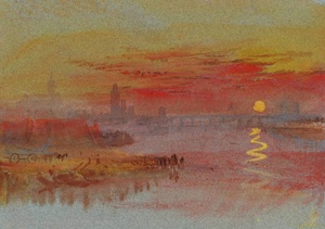 Puesta de sol escarlata · Turner