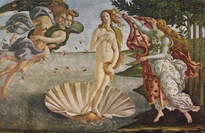 El nacimiento de Venus · Botticelli