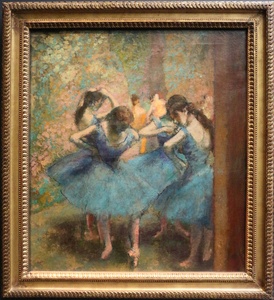 Bailarinas azules · Degas