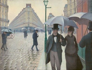 Calle de París, día lluvioso · Caillebotte