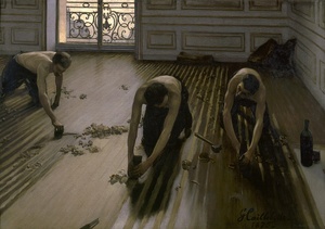 Los acuchilladores de parqué · Caillebotte