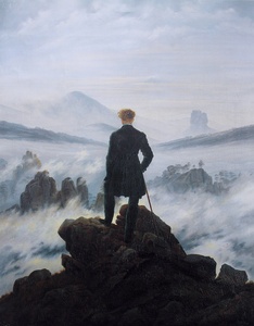 El caminante sobre el mar de nubes · Friedrich