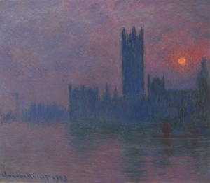 Casas del Parlamento · Monet