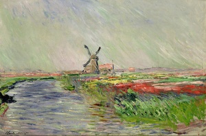 Campo de tulipanes en Holanda · Monet