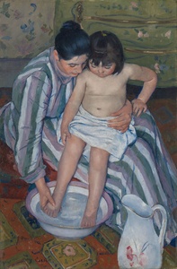 El baño del niño · Cassatt